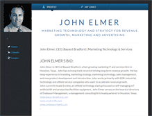 Tablet Screenshot of johnelmer.com